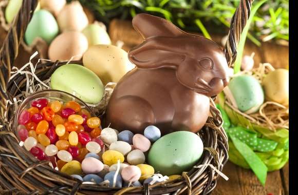 Sweets Candy Chocolate Basket Holiday Easter