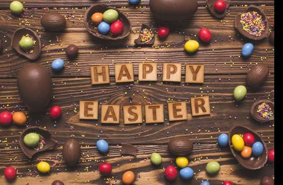 Sweets Candy Still Life Chocolate Happy Easter Holiday Easter wallpapers hd quality