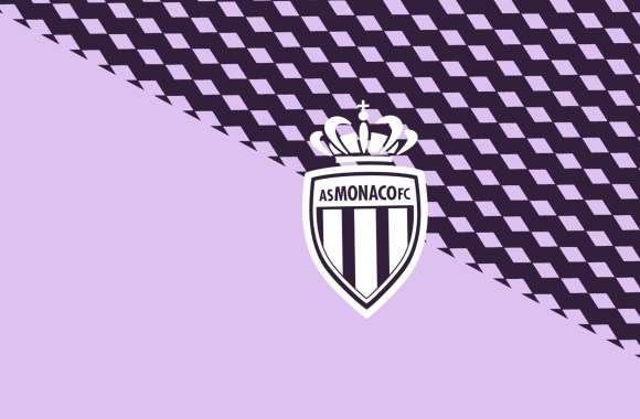 Symbol Crest Emblem Logo Soccer AS Monaco FC Sports