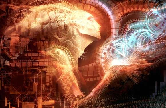Technology Shapes Texture Pattern Colors Sci Fi Artistic