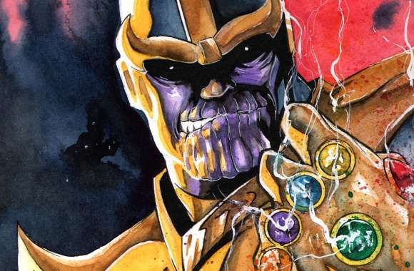 Thanos Infinity Gauntlet Avengers Comic