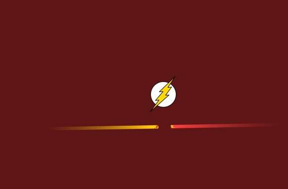 The Flash and Reverse Flash Minimalist Wallpaper