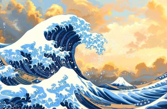 The Great Wave Artistic Ocean