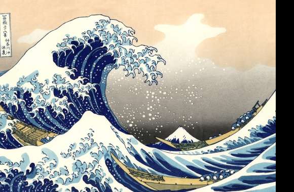 The Great Wave HD Art Wallpaper wallpapers hd quality