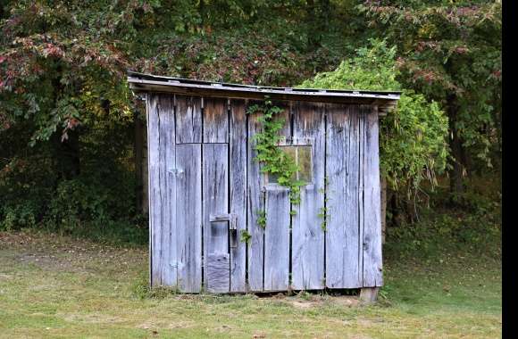 The Old Outhouse wallpapers hd quality