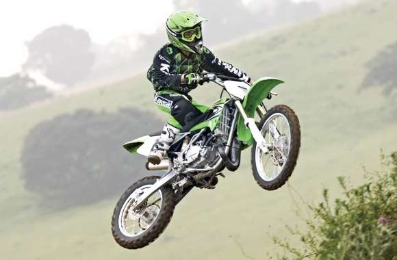 Thrilling Motocross Action - HD Sports Wallpaper