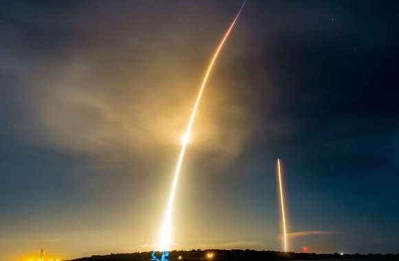 Time Lapse Falcon 9 Technology SpaceX