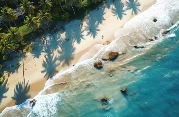 Tropical Beach Oasis wallpapers hd quality