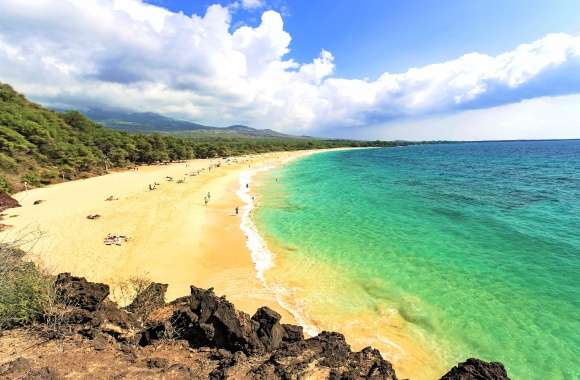 Turquoise Sea Ocean Hawaii Maui Tropical Earth Photography Beach