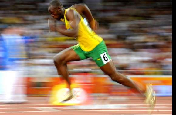 Usain Bolt in Action