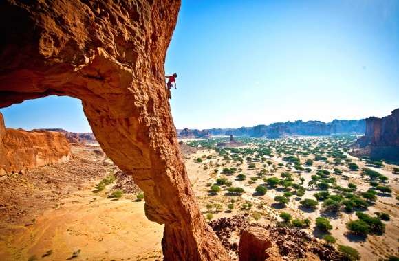 Vast Landscapes of Climbing in Desert Mountains