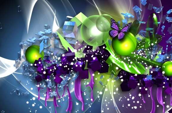Vibrant Abstract A Fusion of Color and Artistry