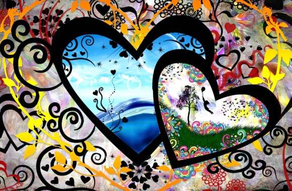 Vibrant Heart Love -