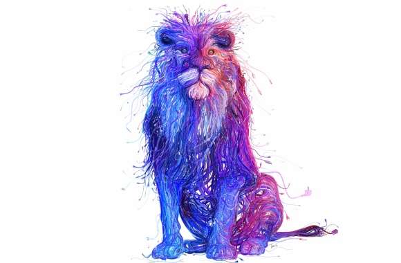 Vibrant Lion