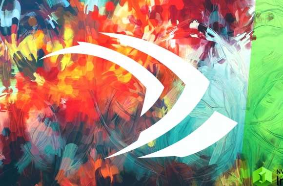 Vibrant Nvidia A Fusion of Colors and Technology