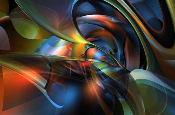 Vibrant Swirls Abstract wallpapers hd quality