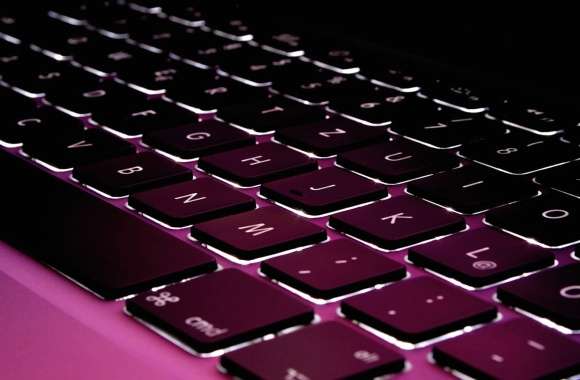 Vibrant Technology HD Keyboard Wallpaper