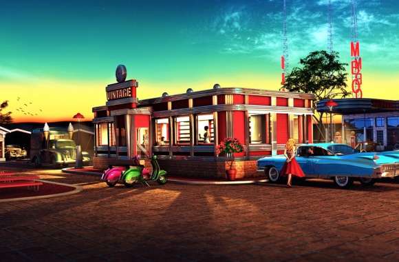 Vintage Diner A Stunning Experience