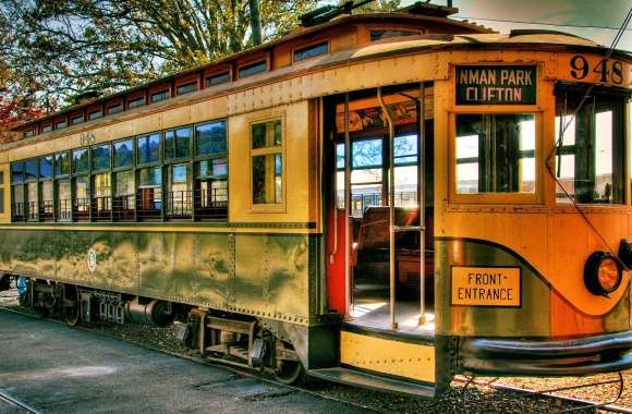 Vintage Tram HDR