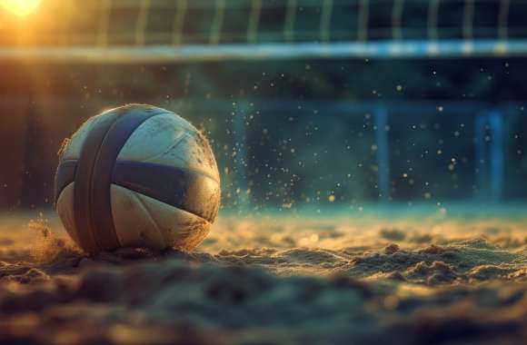 Volleyball Sunset Court - HD Sports Wallpaper