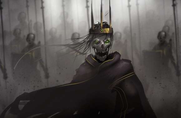 Warrior Crown Dark Skeleton wallpapers hd quality