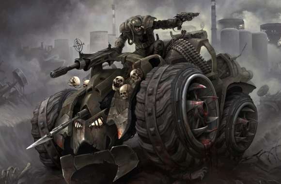 Wasteland Warrior A Dark Sci-Fi wallpapers hd quality