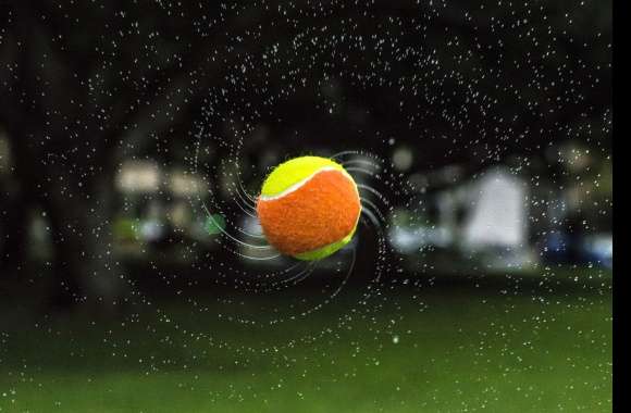 Water Drop Ball Tennis Sports