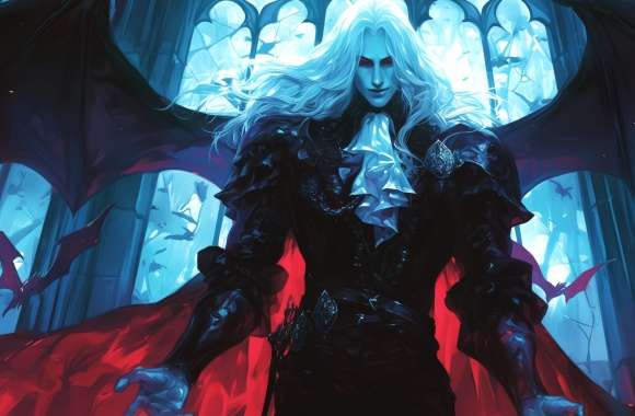 White-Haired Vampire in Fantasy