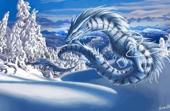 Winter Dragon Fantasy -