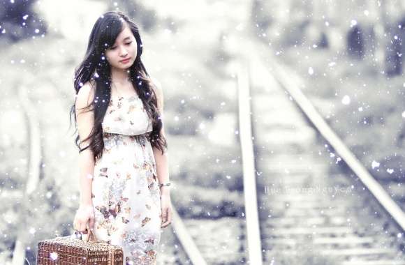 Winter Journey - of an Asian Woman