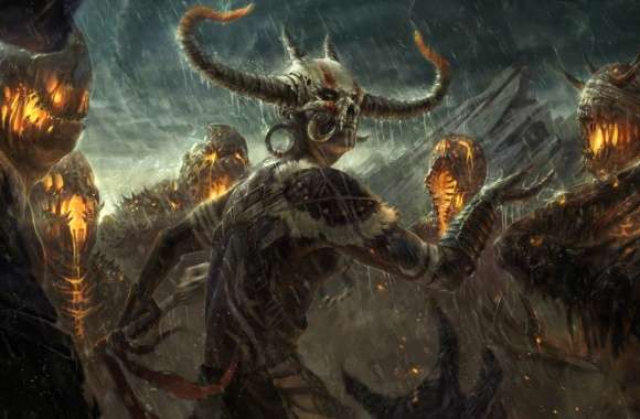 Witch Doctor Showdown HD Diablo III Wallpaper wallpapers hd quality