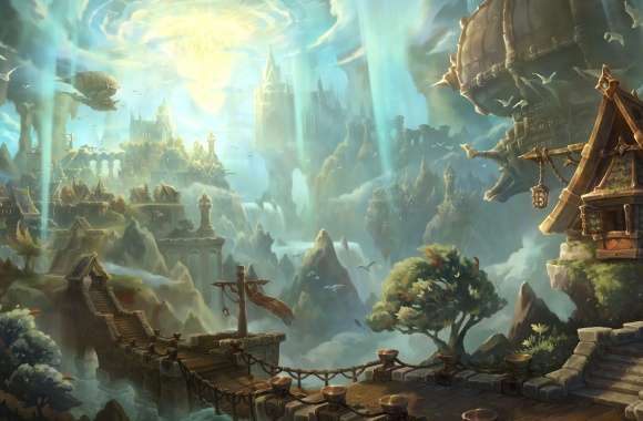 World of Warcraft The War Within - HD Fantasy Landscape