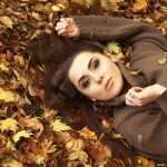 Autumn Elegance - HD Model Wallpaper hd