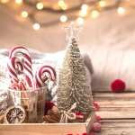 Candy Cane Holiday Christmas background