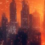 Futuristic Cityscape A Sci-Fi Vision high quality wallpapers