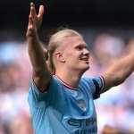 Manchester City F.C. Erling Haaland Sports background