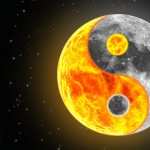 Religious Yin & Yang background