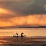 Silhouette Photography Fisherman high quality wallpapers