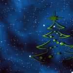 Blue Christmas Tree Holiday Christmas wallpaper