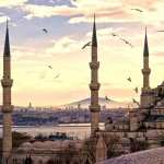 Religious Sultan Ahmed Mosque widescreen