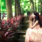 Serenity in Nature - Asian Woman wallpapers