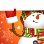 Snowman Holiday Christmas high definition photo