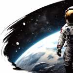 Astronaut in Space wallpapers for desktop