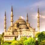 Religious Sultan Ahmed Mosque high definition photo