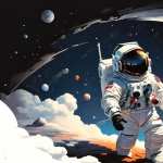 Astronaut in Space PC wallpapers