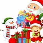 Santa Holiday Christmas hd wallpaper