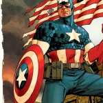 Comic Captain America White background